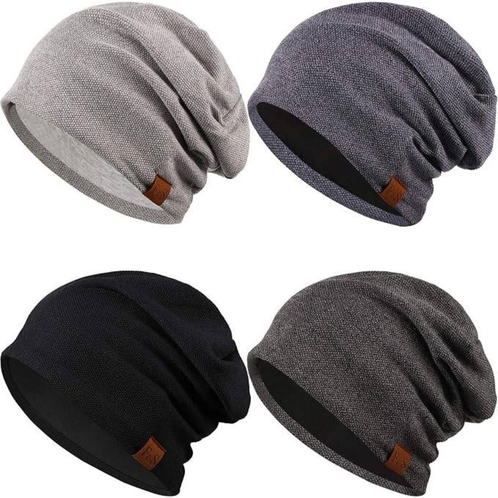 MSRP $23 Syhood 4 Pieces Slouchy Beanie Hat Winter Oversized Skull Winter